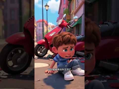 स्कूटर से गिरकर चिंटू को लगी चोट । #hindikidsshort #funnykidsshort