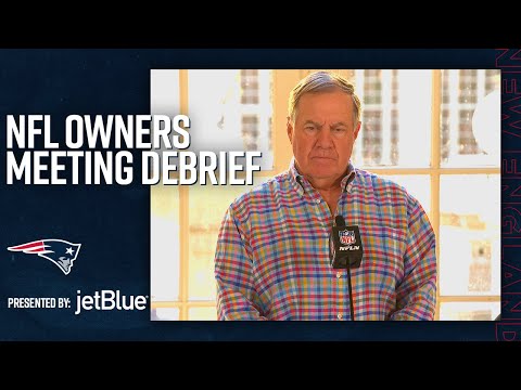 Breaking Down Bill Belichick's Appearance at the NFL Owner's Meeting | Patriots Debrief video clip