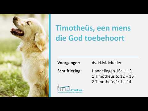 Morgendienst van 06-09-2026 vanuit de Pniëlkerk te Veenendaal