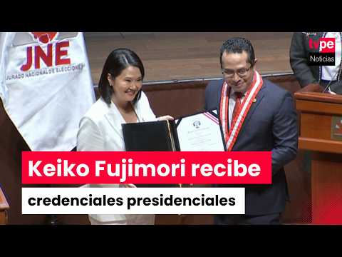 Keiko Fujimori recibe credenciales como presidenta para el periodo 2026-2031