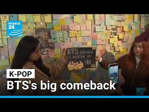 BTS fans take over central Seoul for K-pop kings' big comeback • FRANCE 24 English