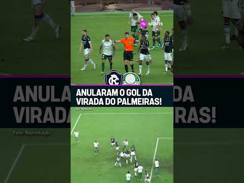O VERDÃO TEVE ESSE GOL ANULADO NO FIM DO JOGO CONTRA O REMO! #shorts