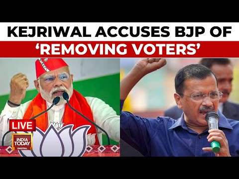 LIVE: Arvind Kejriwal Big Accusation on BJP Says, Conspiring to get Voter Name Deleted | Delhi Polls