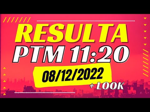 Resultado do jogo do bicho ao vivo PTM  08_12_2022