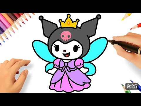HOW TO DRAW FAIRY KUROMI.EASY STEP-BY-STEP FULL TUTORIAL