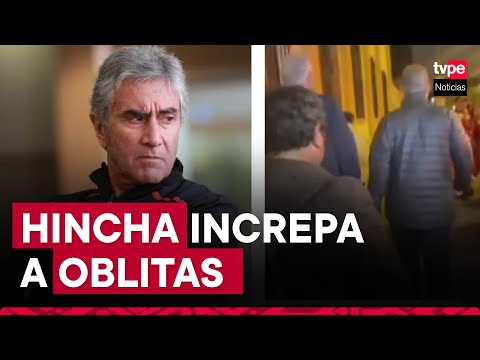 Selección Peruana: hincha increpa a Juan Carlos Oblitas por la salida de Reynoso