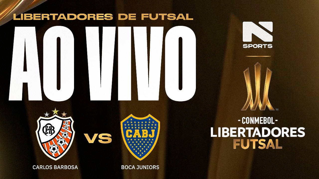 🔴 AO VIVO E COM IMAGENS | CARLOS BARBOSA X BOCA JUNIORS (ARG) | CONMEBOL LIBERTADORES FUTSAL