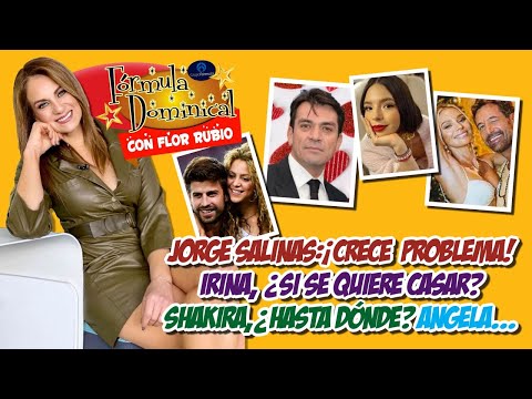 ¡RBD, Shakira, Jorge Salinas, Irina Baeva y Gabriel Soto!... Flor Rubio en Fórmula Dominical.