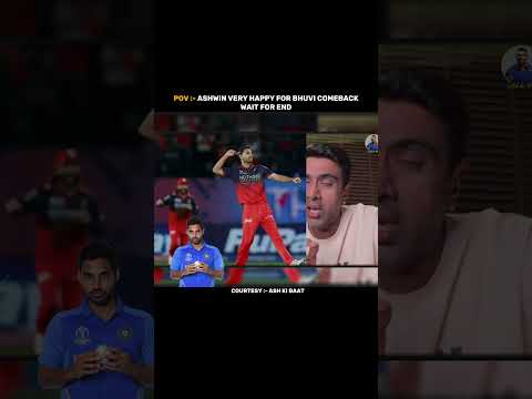 Ravi Ashwin On Bhuvneshwar Kumar <strong>T20I</strong> Comeback ❤... #shorts #cricket
