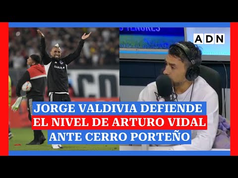 Jorge Valdivia defiende el nivel de Arturo Vidal ante Cerro Porteño