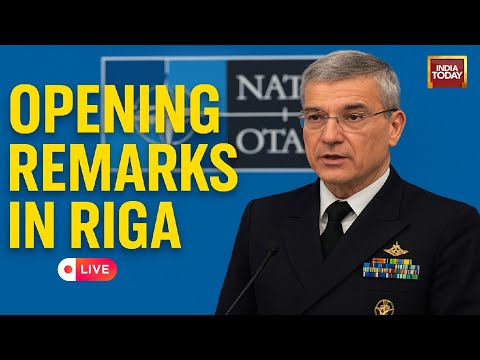 NATO Military Committee Annual Conference in Riga, Latvia | Admiral Cavo Dragone | India Today LIVE