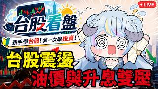 【台股看盤】油價與升息雙壓！高檔震盪攻防戰！新手學台股✨從零開始學習投資！【薬袋アルマ／Vtuber】
