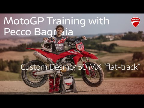 MotoGP Training with Pecco Bagnaia and the custom Desmo450 MX