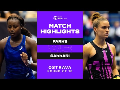 Alycia Parks vs. Maria Sakkari | 2022 Ostrava Round of 16 | WTA Match Highlights