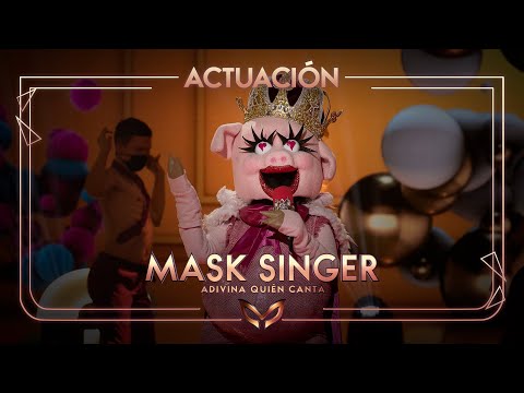 La Cerdita canta '1,2,3' de Sofía Reyes y Jason Derulo | Mask Singer: Adivina quién canta