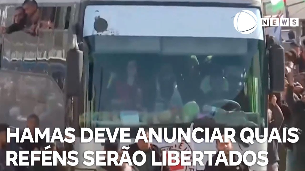 Hamas deve anunciar nomes de reféns que serão libertados