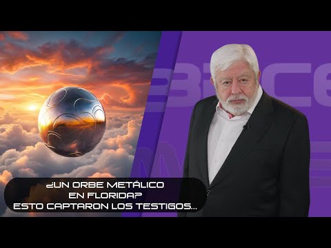 ¿Un orbe metálico en Florida? Esto captaron los testigos...