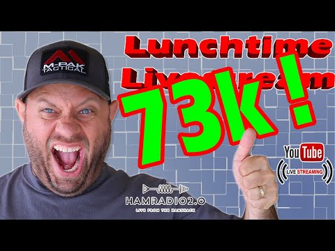 Lunchtime Livestream - 73,000 Subs and Special Guest, Bob from RFinder