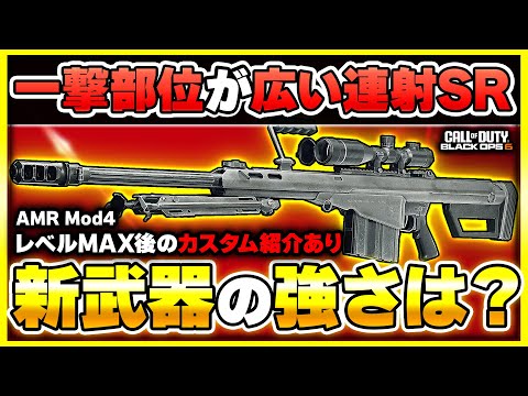 【CoD:BO6:新武器】必須アタッチメントはこれ！激強な新武器スナイパー『AMR mod4』が登場！カスタム紹介あり【ぐっぴー】