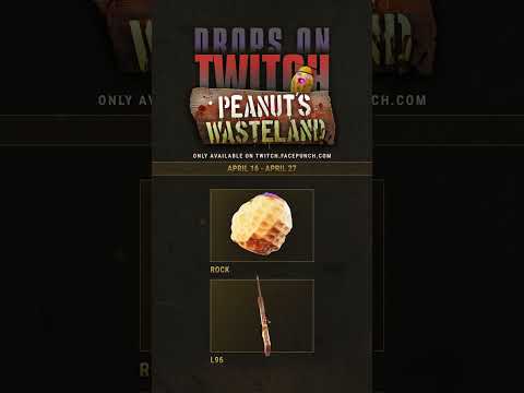 Due to popular demand, Peanut's Wasteland Twitch Drops are here! 🥜☢️💧