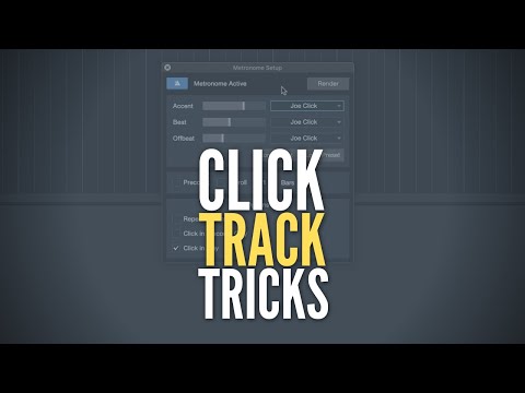 6 Click Track Tricks in #StudioOne