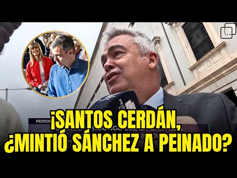 NDONGO lee la CARTILLA a SANTOS CERDÁN: “¿Mintió SÁNCHEZ a PEINADO?”