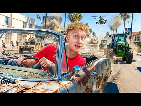 30 OPRAWCÓW vs 1 DRIVEMISTRZ - GTA V MANHUNT 💣