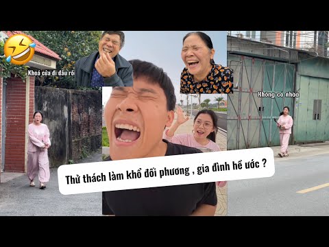 Thử thách làm chuyện khổ nhất của đối phương cực dịii | gia đình hề ước | Đỗ Đạt Official