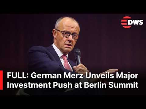 FULL SPEECH: Germany’s Merz Invites Global Investors to Berlin as NVIDIA CEO Jensen Attends | AC1E