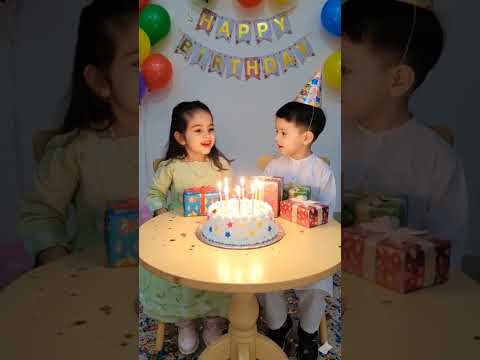 Musa & Minal Birthday #DreamScreenAI Happy birthday to you 🎂🥳#happybirthday #shortsfeed #cat #shorts