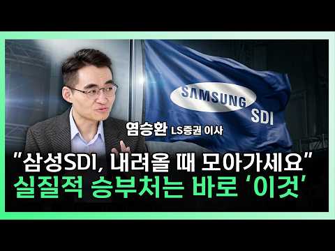 삼성SDI 주가 폭발할 진짜 이유는 따로 있습니다, ‘이것’ 하나만 보세요[찐코노미]
