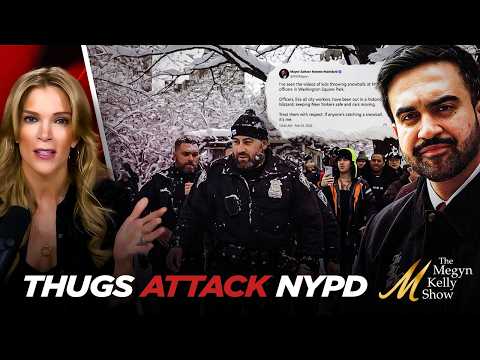 NYC Thugs Attack NYPD Officers with Snowballs While Mayor Mamdani Jokes About 