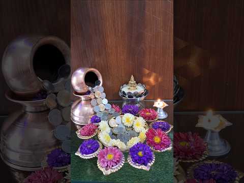 🌸 Beautiful Diwali Laxmi Pujan Setup Idea | Easy DIY Decoration #diy #diydecor