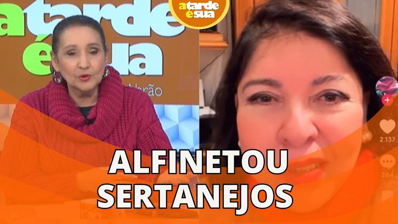 Sonia Abrão reage à fala de Roberta Miranda sobre sexualidade alheia Cada um faz o que quiser
