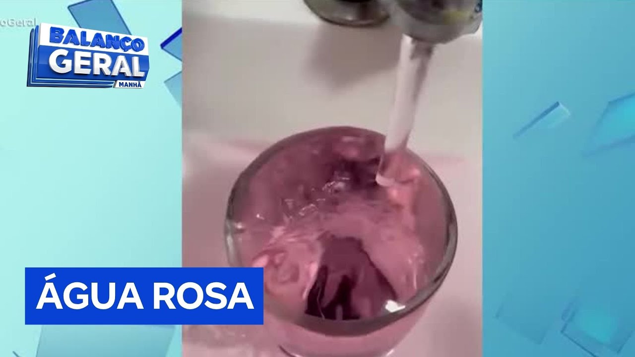 Empresa de abastecimento explica por que moradores de Itu receberam água rosa nas torneiras