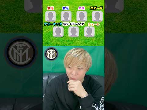 【インテル】7つのスキルのサッカー選手と言えば??? #shorts