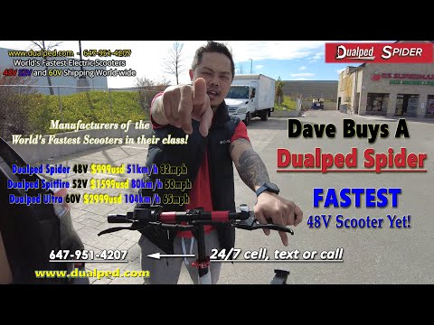 Dave Bought A Dualped Spider & Loves It!