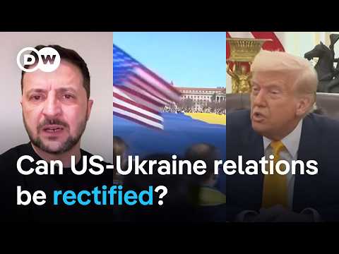 Volodymyr Zelensky is seeking to repair ties with the Trump administration | DW News