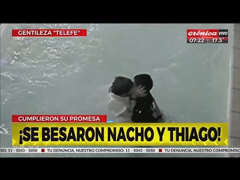 ¡Thiago se olvidó de Daniela y está a los besos con Nacho!