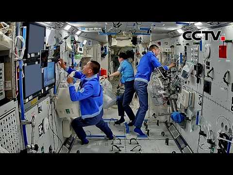 在轨工作生活已经三周 神二十三乘组状态如何？| CCTV中文《天宫TV》