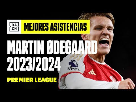 Mejores asistencias de Martin Odegaard con el Arsenal en la Premier League | Highlights y resumen