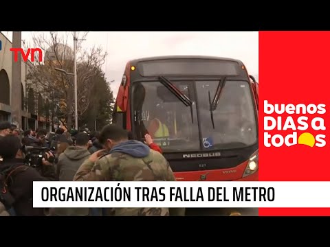 Así se organiza la zona norte de Santiago por falla del Metro