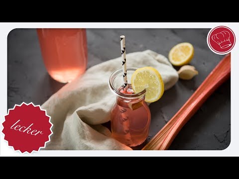 Rhabarberschorle selber machen, einfach im Thermomix | elegant-kochen.de