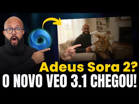 GOOGLE VEO 3.1 CHEGOU! As Novas Funções Vão Mudar Tudo 😱 [ADEUS SORA 2?]