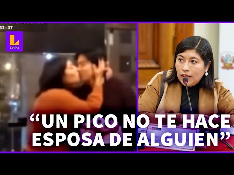 Betssy Chávez negó relación con Abel Sotelo Villa: Un pico no te hace esposa de alguien
