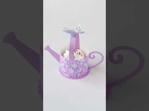 Watering Can Cupcake Holder Quick Assembly