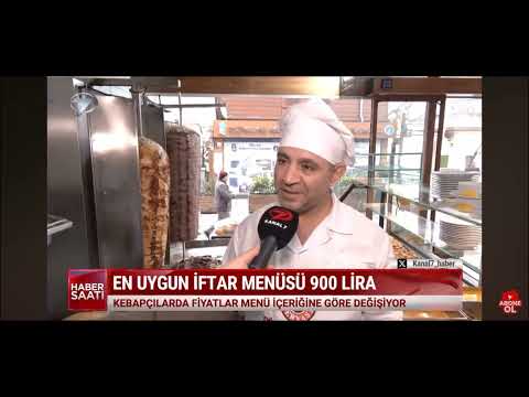 İftar menüsü Eyüpsultan Döner deryası 
