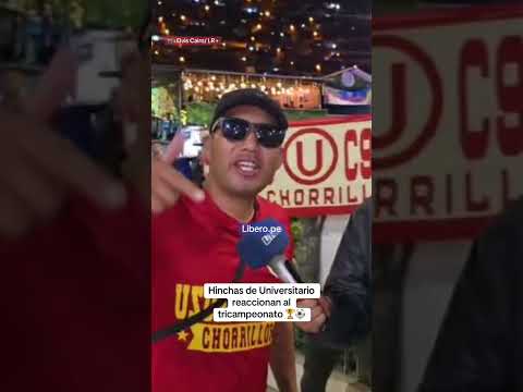 HINCHAS CREMAS REACCIONARON AL TRICAMPEONATO DE UNIVERSITARIO | Líbero