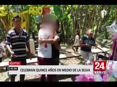 Iquitos: familia celebra cumpleaños en medio de la selva para evitar intervención policial