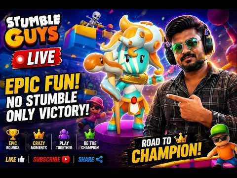 🔥 Stumble Guys LIVE | Crazy Races, Funny Fails & Epic Wins! 😂🏆